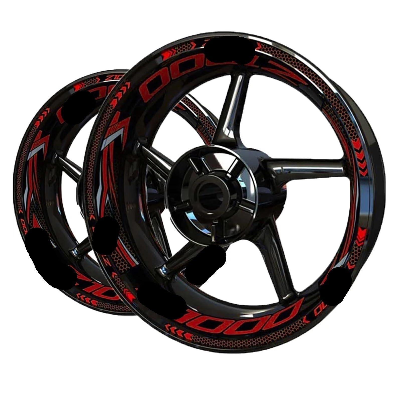 Amazon.co.jp: バイクホイールステッカー Z1000 ホイールステッカー